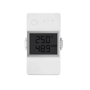 Releu inteligent Wi-Fi Sonoff THR320D, Temperatura & umiditate, Monitor LCD
