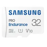 Card de memorie SAMSUNG PRO Endurance MB-MJ32KA/EU, microSDHC, 32GB, UHS-I U1, V10, Clasa 10 + Adaptor SD