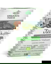ORGANIC INDIA Ceai Verde Tulsi (Busuioc Sfant) | Antistres Natural & Vitalizant