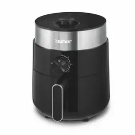 Friteuza cu aer cald Zelmer ZAF2500, 1200 W, 2.5 L, Timer 30 min (Negru/Argintiu)