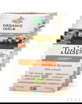 ORGANIC INDIA Ceai Tulsi (Busuioc Sfant) Ghimbir | Antistres Natural si Revigorant