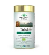 ORGANIC INDIA Ceai Tulsi (Busuioc Sfant) Original | Antistres Natural & Energizant 100g