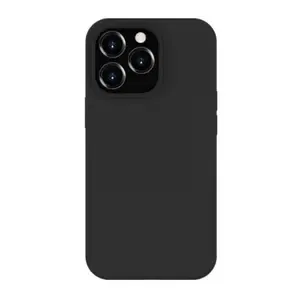 Protectie Spate Lemontti Liquid Silicon MagCharge pentru Apple iPhone 14 Pro Max (Negru)