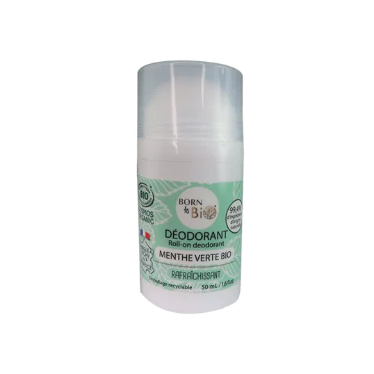 Deodorant Bio Roll On cu Menta Verde, 50 ml, Born to Bio