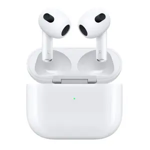 Casti True Wireless Apple AirPods (3rd generation), IPX4, Microfon, Lightning charging case (Alb)