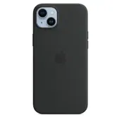 Protectie Spate Apple Silicone pentru Apple iPhone 14 Plus, Magsafe (Negru)