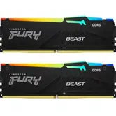 Memorii Kingston FURY Beast RGB 32GB(2x16GB) DDR5 5600MHz CL40 Dual Channel Kit