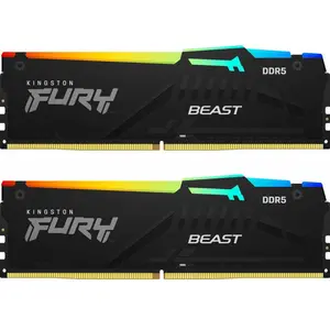 Memorii Kingston FURY Beast RGB 32GB(2x16GB) DDR5 5600MHz CL40 Dual Channel Kit