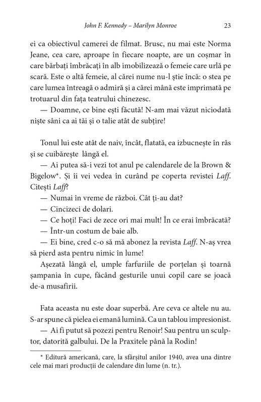 John F. Kennedy - Marilyn Monroe. O iubire imposibila | Paul-Jean Franceschini