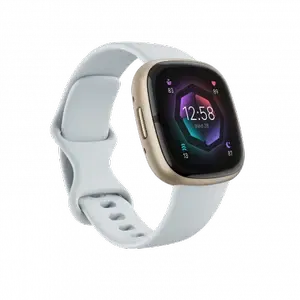 Ceas activity tracker Fitbit Sense 2, GPS, NFC, Bluetooth, Waterproof (Albastru)