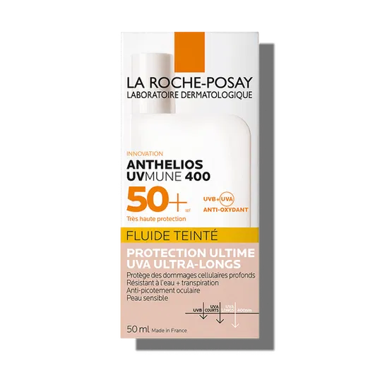 La Roche-Posay Anthelios Fluid colorat pentru protectie solara SPF 50+ UVmune, 50 ml
