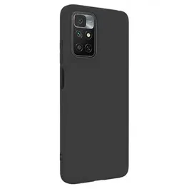 Protectie Spate Lemontti Silicon Silky pentru Xiaomi Redmi Note 11 (Negru)