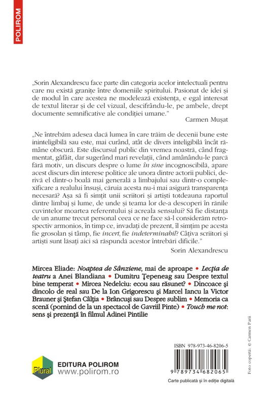 Lumea incerta a cotidianului | Sorin Alexandrescu