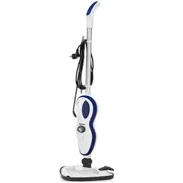 Mop cu abur TRISTAR SR-5261, 1500W, rezervor 400ml, 12 accesorii incluse, cap detasabil pentru curatarea geamurilor (Alb/Albastru)