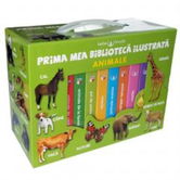 Prima mea bibliotecă ilustrată. Animale. Bebe învață (8 cărticele)