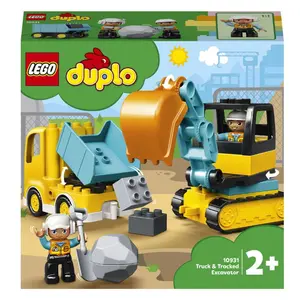 LEGO® DUPLO Camion si excavator pe senile 10931