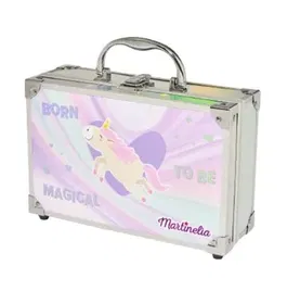Trusa de machiaj in cutie metalica Martinelia, Little Unicorn