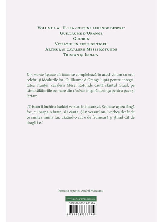 Din marile legende ale lumii. Volumul al II-lea | Alexandru Mitru