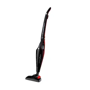 Aspirator vertical fara sac Ariete, Evo 2 in 1 2764, 600 W, Tehnologie Cyclone (Negru/Rosu)