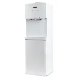 Dozator apa de podea cu compresor Zass ZWD 17 CNS, Putere incalzire 550W, Putere racire 90W, Compatibil cu bidoane de apa 11 l si 19 l, Silentios 36 dB (Alb)