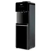 Dozator apa de podea cu compresor si minifrigider Zass ZWD 18 CR, Putere incalzire 550W, Putere racire 90W, Compatibil cu bidoane de apa 11 l si 19 l, Silentios 36 dB (Negru)