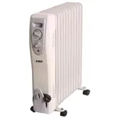Calorifer electric Noveen OH11, 2500 W, 11 elementi, cu ulei, 3 trepte de putere (Alb)
