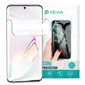 Folie silicon Devia Antibacterian pentru Apple iPhone 13 / 13 Pro / 14 (Transparent)