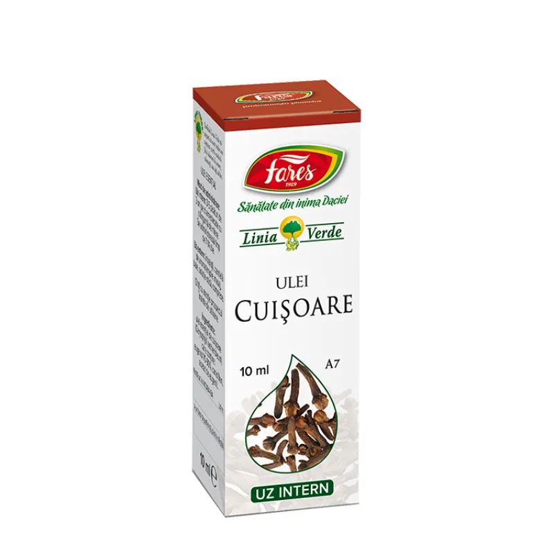 Ulei esential de cuisoare, 10 ml, FARES