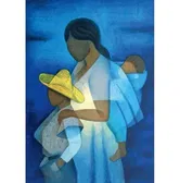 Puzzle Bluebird - Toffoli Louis: La Mere et les Enfants, 1973, 1000 piese