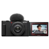 Camera compacta pentru vlogging Sony ZV-1F, Ultrawide, 4K, 20 MPx, F2.0, Bluetooth (Negru)