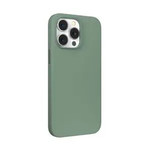 Protectie spate Devia Silicon Nature Series pentru Apple iPhone 14 Pro (Verde)