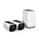 Kit supraveghere video eufyCam 3 S330, 4K Ultra HD, Incarcare solara, BionicMind™, Nightvision, Homebase 3 + 2 camere video