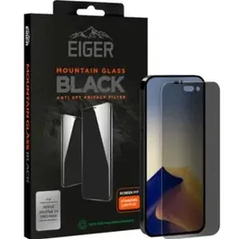 Folie Sticla Eiger 2.5D Mountain Glass Privacy pentru Apple iPhone 14 Pro Max (Negru)