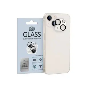 Folie Camera Eiger 3D Glass pentru Apple iPhone 14 / 14 Plus (Transparent)