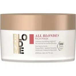 Schwarzkopf BlondMe All Blondes Rich, Masca pentru par blond, 200 ml
