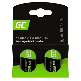 Set 2 baterii reincarcabile Green Cell HR20, 8000 mAh