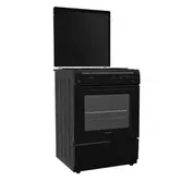 Aragaz Gaz Heinner HFSC-V60BK, 4 arzatoare, Gaz, Aprindere electrica, Dispozitiv de siguranta plita si cuptor, Duze GPL incluse, 60 cm (Negru)