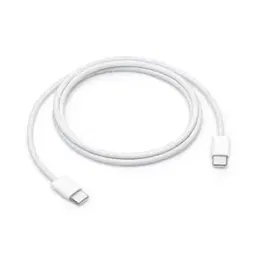 Cablu de date Apple MQKJ3ZM/A, USB Type-C, 60 W, 1m (Alb)