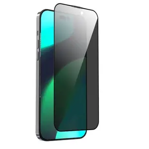 Folie sticla Devia Van Series Full Screen Privacy Twice pentru Apple iPhone 13 / Apple iPhone 13 Pro / Apple iPhone 14 (Negru)