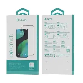 Folie Sticla Devia Star Series pentru Apple iPhone 14 Pro (Negru)