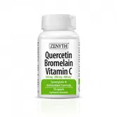 Quercetin Bromelain Vitamina C, 30 capsule, Zenyth