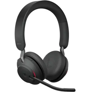 Casti cu microfon Jabra Evolve2 65 UC Stereo, Bluetooth, statie de incarcare, USB Type-C (Negru)