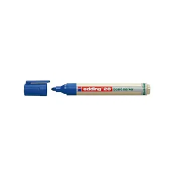 Marker pentru tabla Edding 28, varf rotund, 1.5-3 mm, albastru