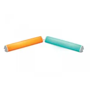 Set 2 lampi inteligente RGB LED WiZ Bar Linear Light, Wi-Fi + Bluetooth, voice control, 10.5W, 800 lm, 2200-6500K RGB, IP20, 60cm