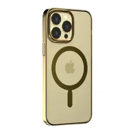 Protectie Spate Devia Glimmer Series Magnetic pentru Apple iPhone 14 Plus (Auriu)