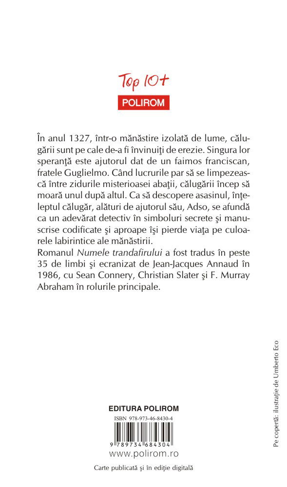 Numele trandafirului | Umberto Eco
