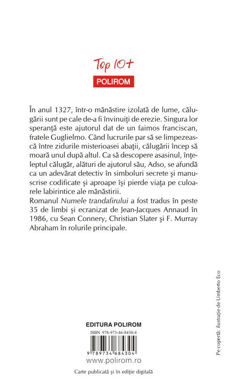 Numele trandafirului | Umberto Eco