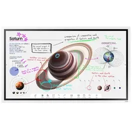 Tabla Interactiva Samsung Flip Pro 55" WM55B, Ultra HD (3840 x 2160), HDMI, DisplayPort, Wi-Fi, Touchscreen (Alb)
