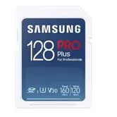 Card de memorie Samsung PRO Plus MB-SD128K/EU, SDXC, 128GB, UHS-I U3, V30, Clasa 10