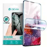 Folie Silicon Devia Silicon Antibacterian pentru Google Pixel 6a (Transparent)
